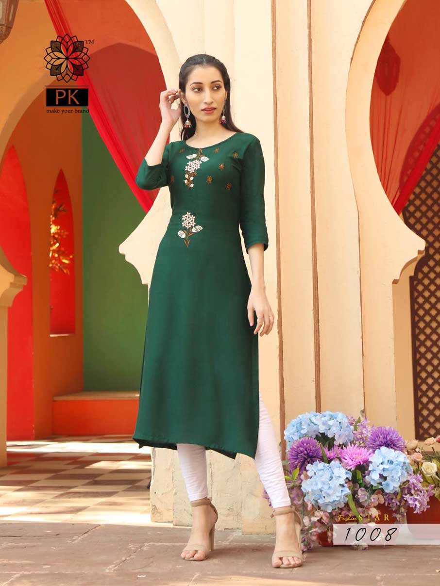 Fashion Star Vol-1 Rayon Designer Kurtis Collection Fashion Star Vol-1 Rayon Designer Kurtis Collection